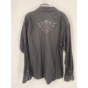 Ariat Gray Embroidered Women's Top